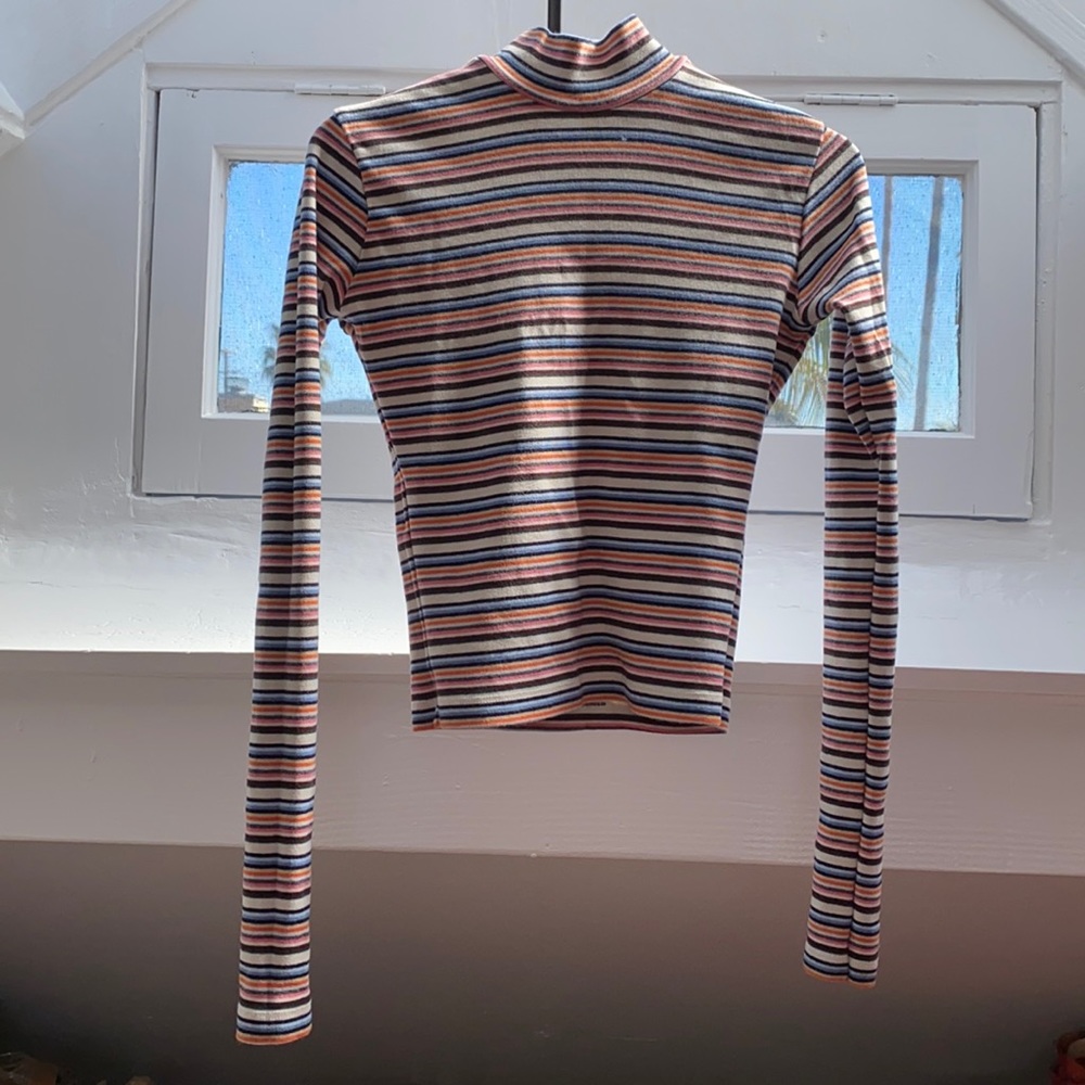 Brandy Melville mock neck crop top